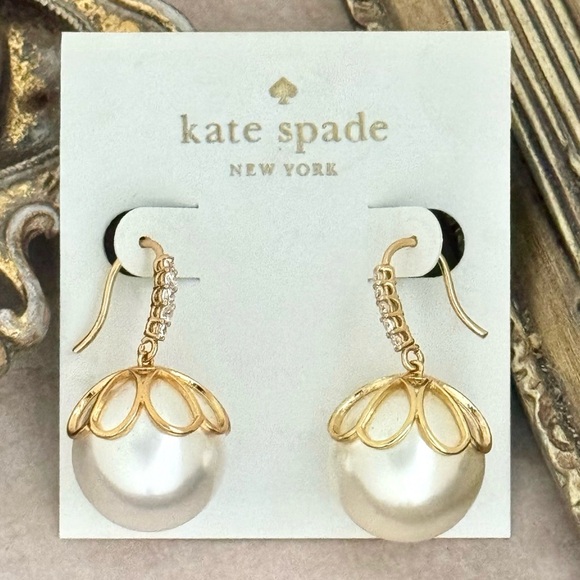 KATE SPADE • Pearlette French Wire Earrings - Picture 3 of 3